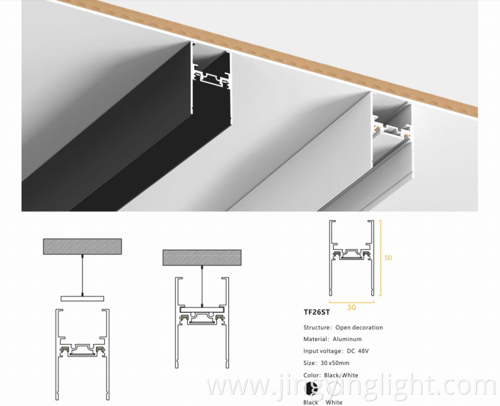 Ultrathin Magnetic Track Light System 4